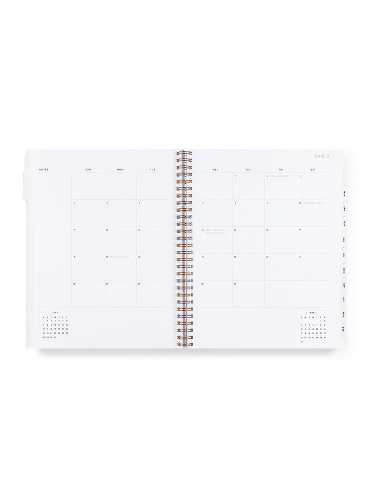 2025 Year Task Planner - Cobalt Yellow