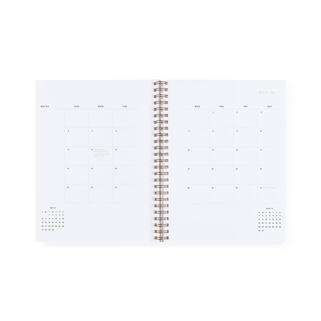 2026-2027 Weekly Notebook Planner - Blossom Pink