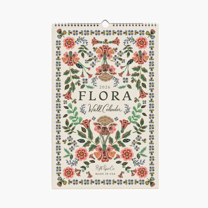 2026 Flora Wall Calendar