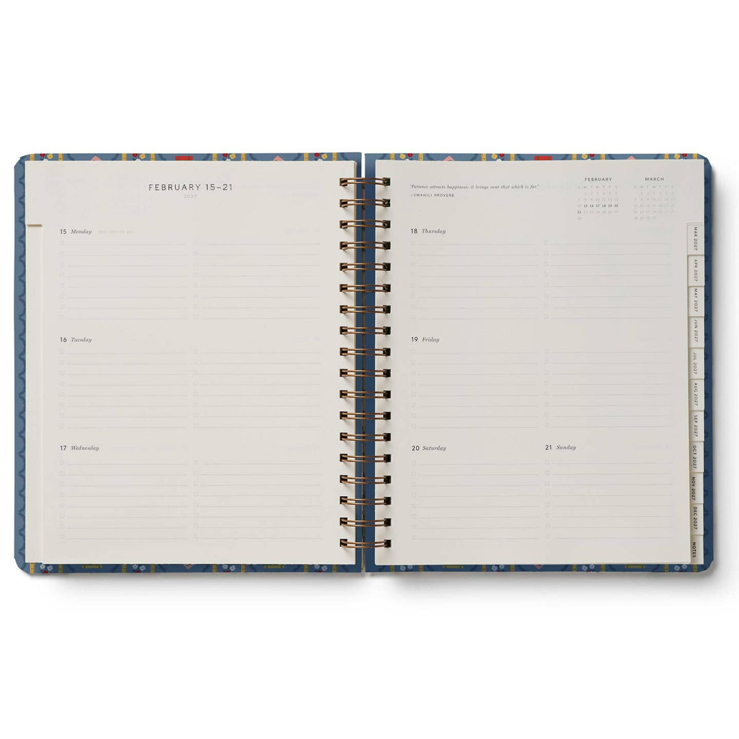 2026-2027 Schoolhouse 17-Month Academic Hardcover Spiral Planner