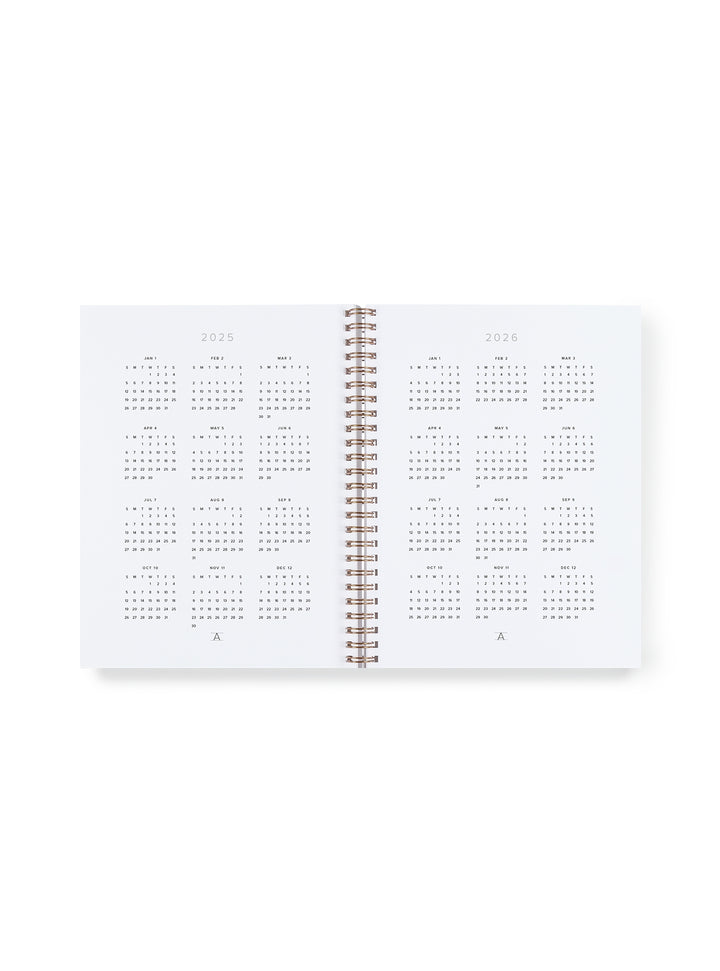 2025-2026 Weekly Notebook Planner - Chambray Blue