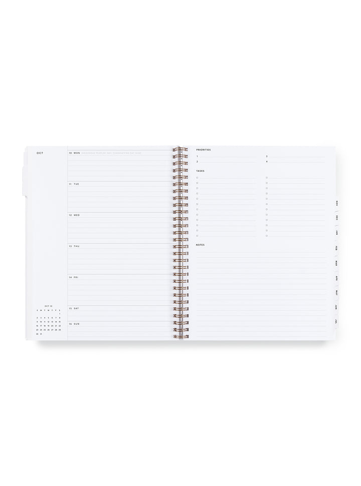 25-26 Academic Year Task Planner - Chambray Blue