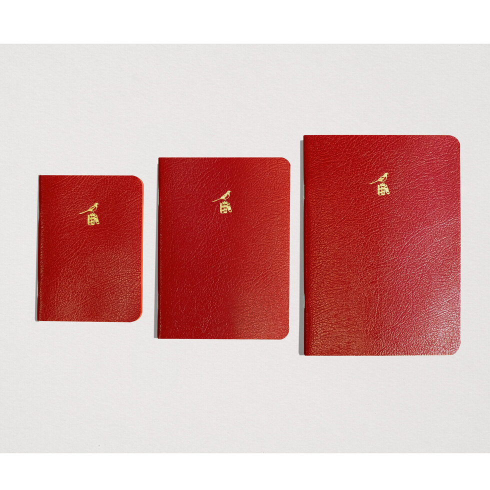 Bieffe Roma A5 Blank Notebook - Red