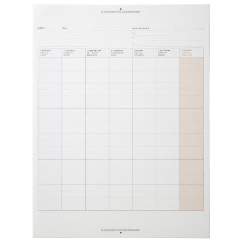 A5 Fieldpad Refill - Monthly