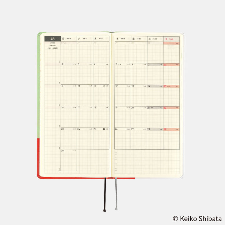 2025 Hobonichi Techo Weeks - Keiko Shibata: Thanks For Your Hard Work, Aoki-san