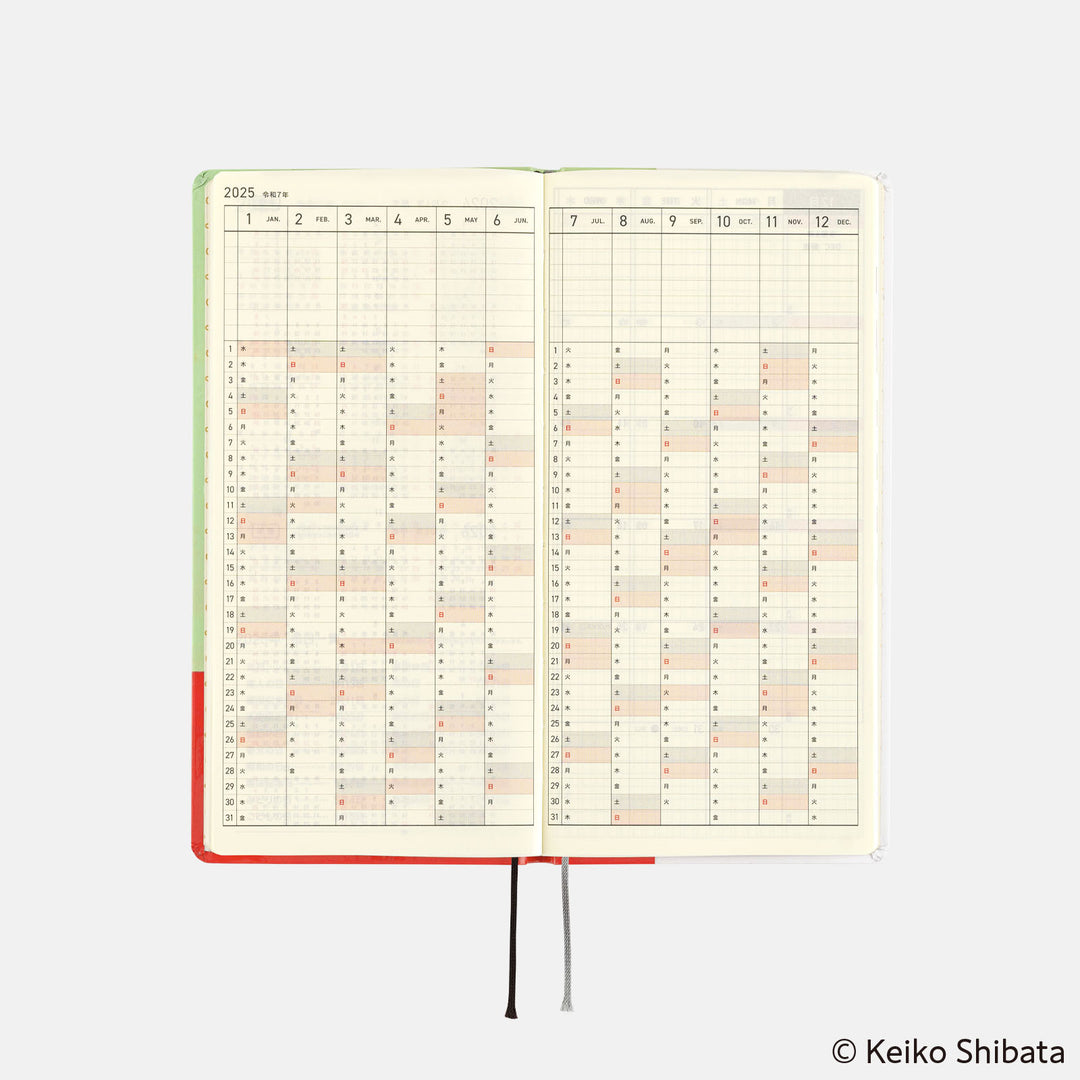 2025 Hobonichi Techo Weeks - Keiko Shibata: Thanks For Your Hard Work, Aoki-san