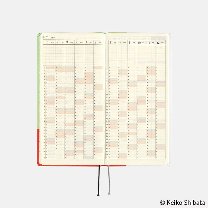 2025 Hobonichi Techo Weeks - Keiko Shibata: Thanks For Your Hard Work, Aoki-san