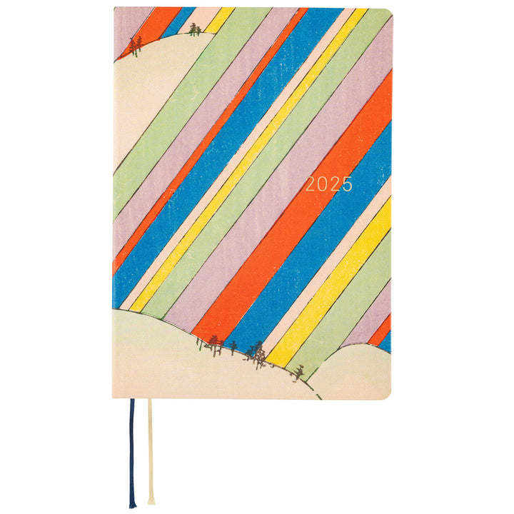 Hobonichi HON A5 2025 - Unsodo: Bijutsukai (Rainbow)