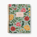 2025 Roses 12-Month Softcover Spiral Planner