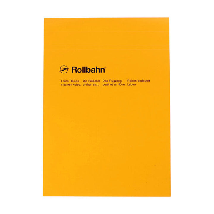 Rollbahn Notepad A4 - Ruled Yellow