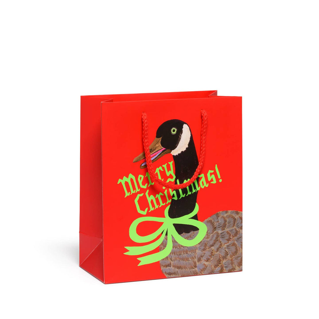 Christmas Goose Gift Bag - Medium
