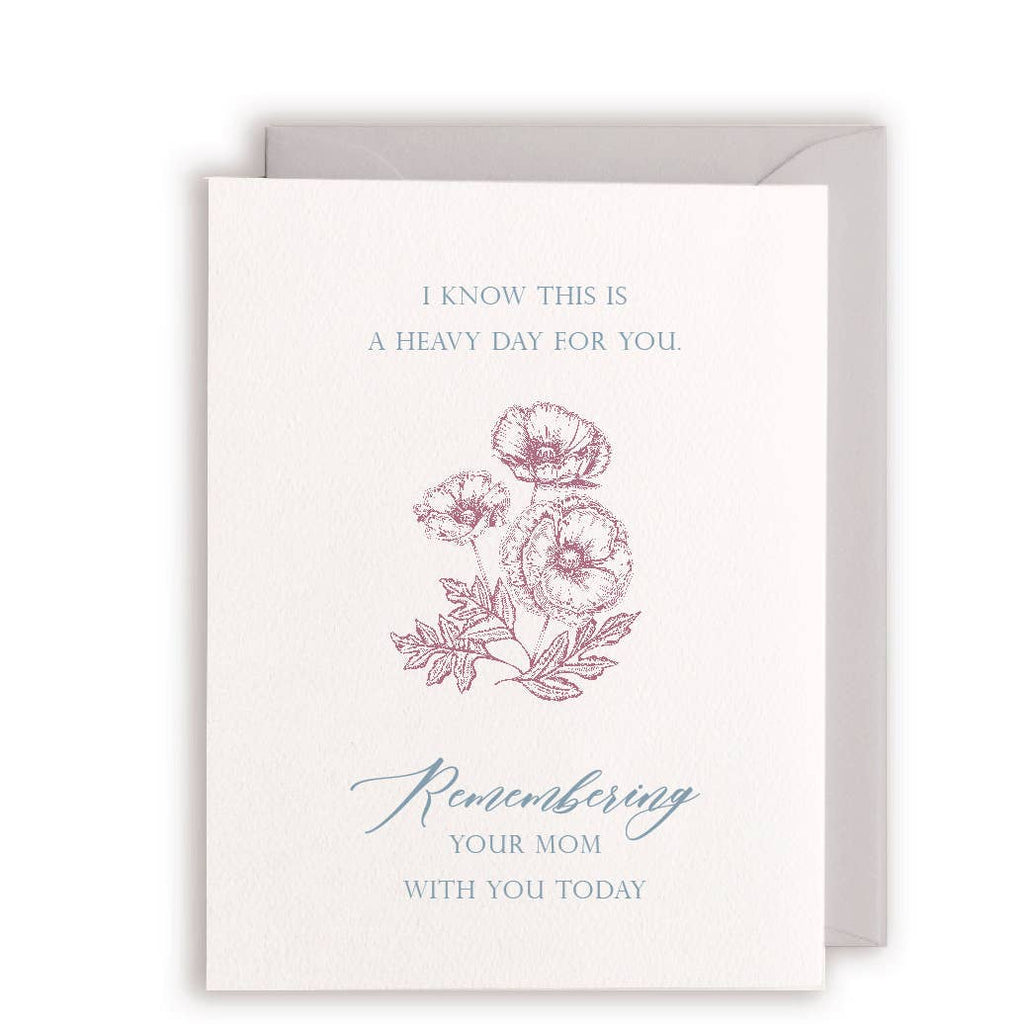 In Loving Memory Of A Special Mum – A5 Sympathy Keepsake Card With Envelope