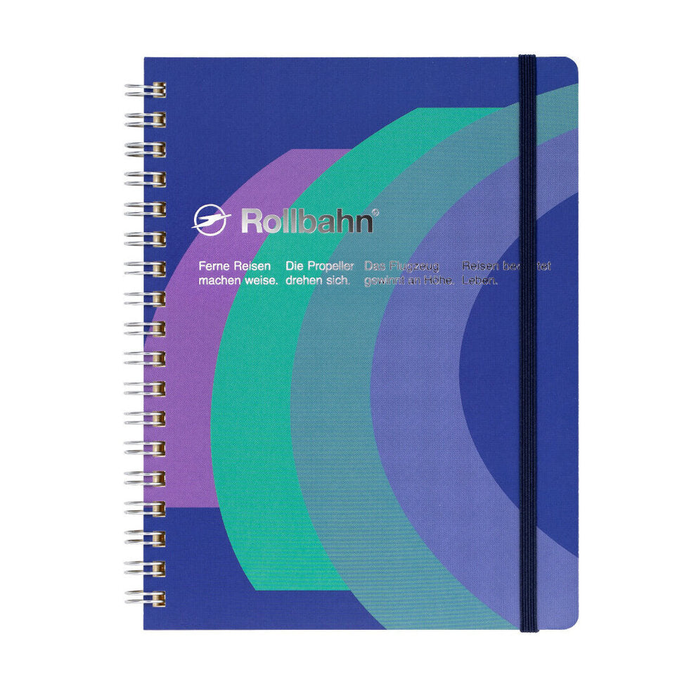 Rollbahn Uplift Notebook Large - Blue Arc