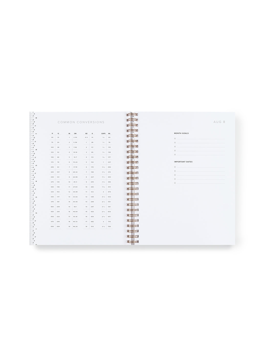 2025-2026 Weekly Notebook Planner - Chambray Blue