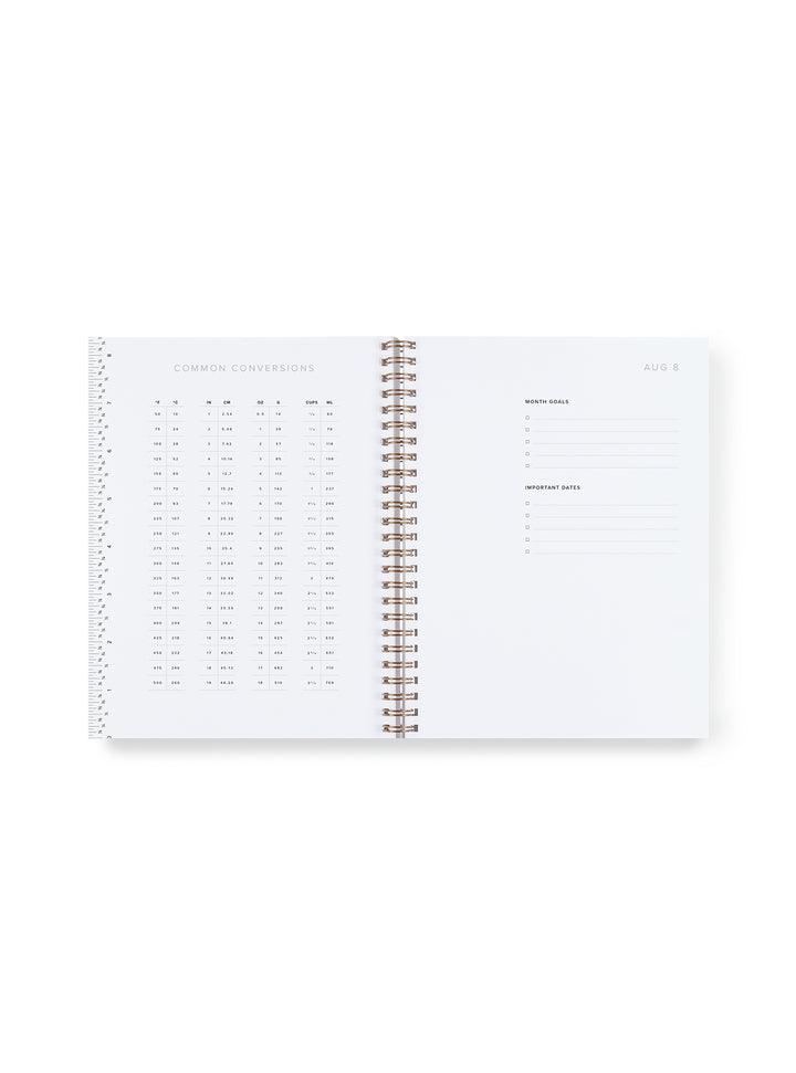 2025-2026 Weekly Notebook Planner - Chambray Blue