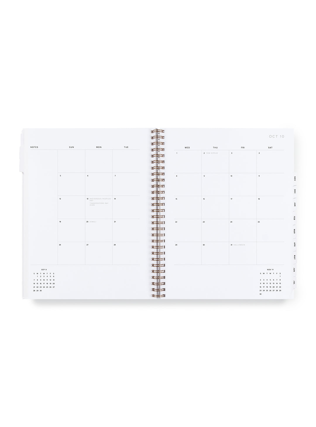 25-26 Academic Year Task Planner - Chambray Blue