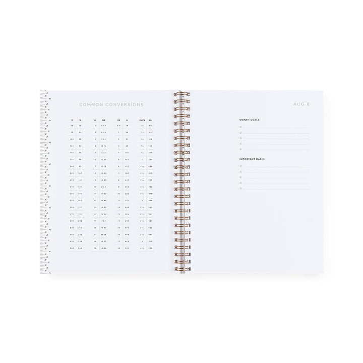 2026-2027 Weekly Notebook Planner - Blossom Pink