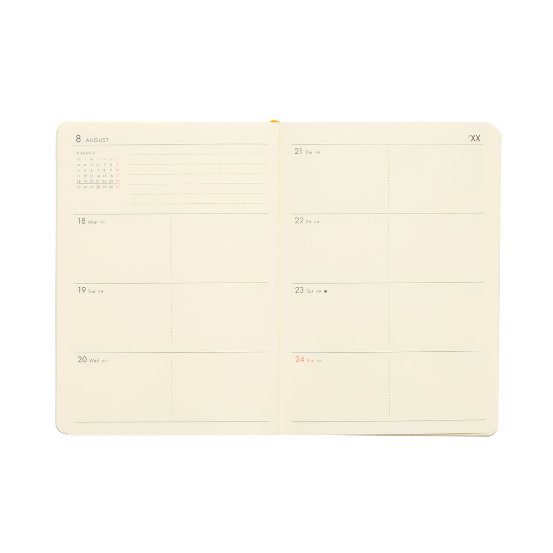 2026 A6 Block Poche Planner - Lavender
