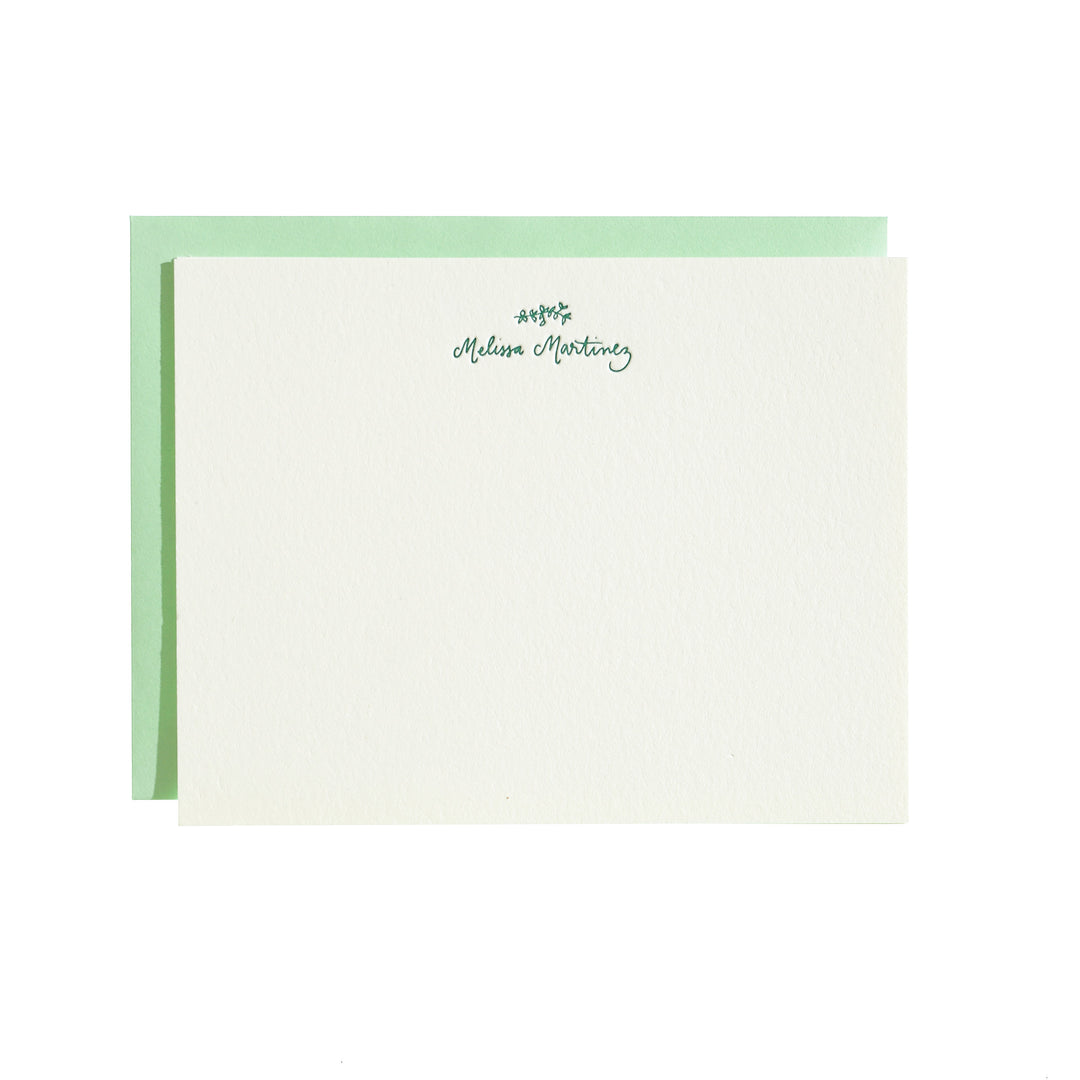 Custom Stationery - Flat note + Envelope