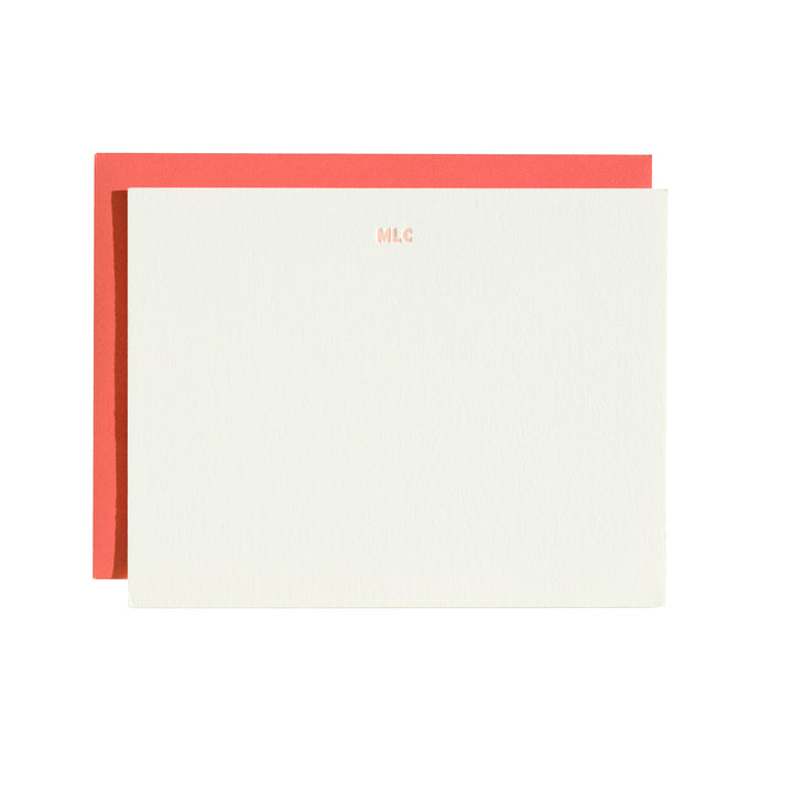 Custom Stationery - Flat note + Envelope