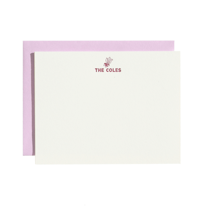 Custom Stationery - Flat note + Envelope