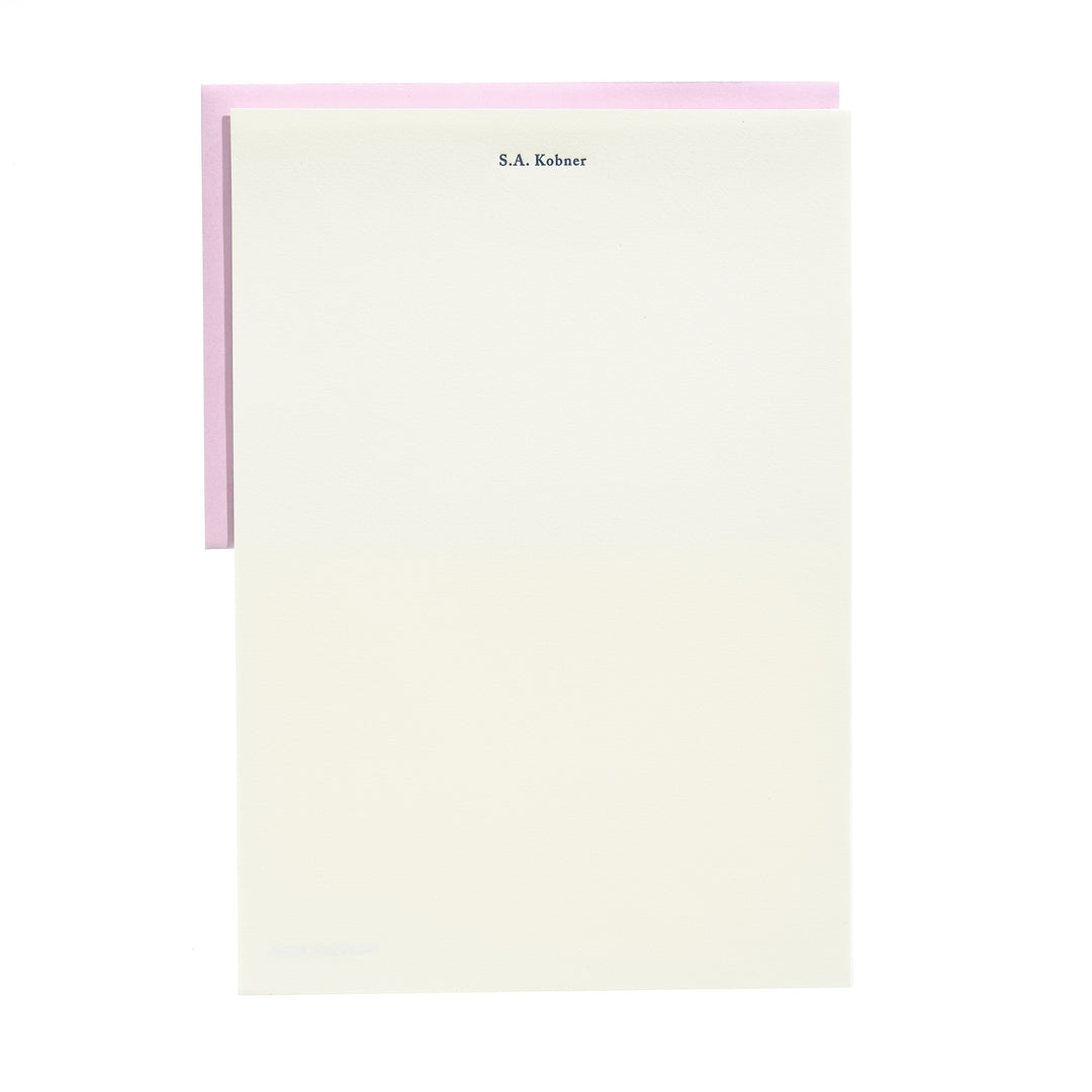 Custom Stationery - Lettersheet + Envelope