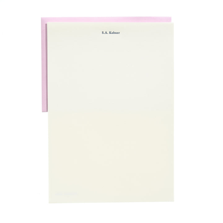 Custom Stationery - Lettersheet + Envelope