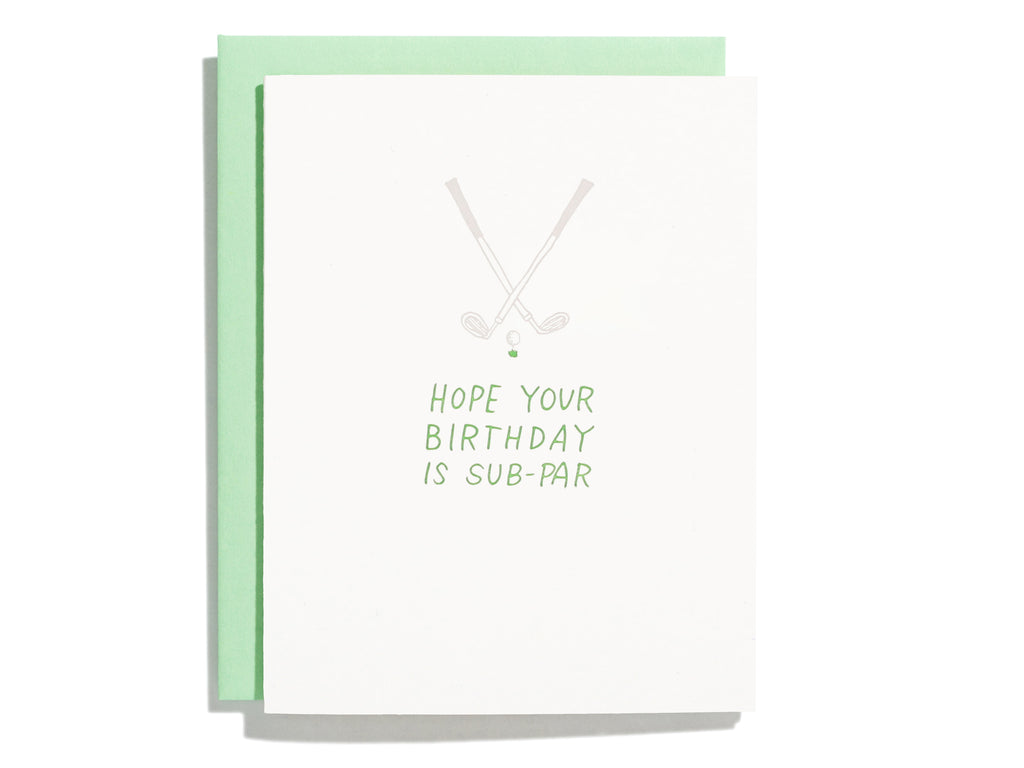 Sub-Par Birthday – Shorthand