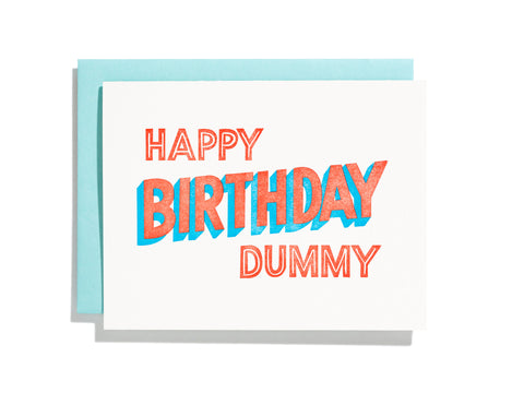 Happy Birthday Dummy