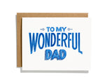 To My Wonderful Dad