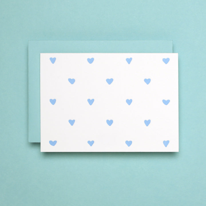 Blue Hearts Pattern Box Set