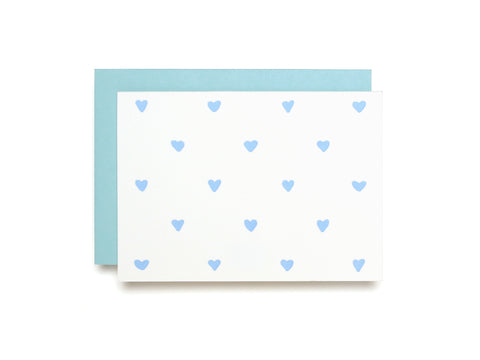 Blue Hearts Pattern Box Set
