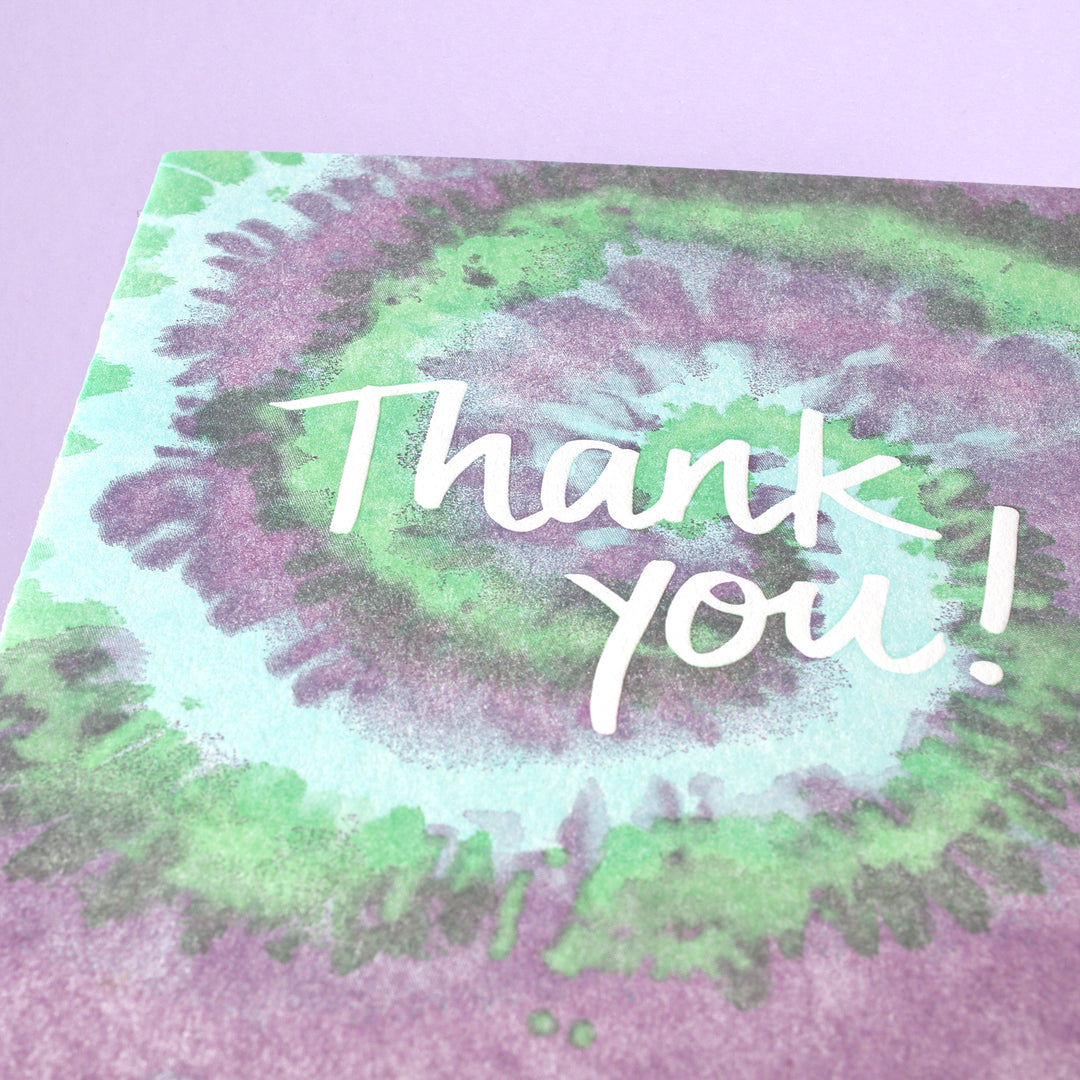 Tie Dye Thank You