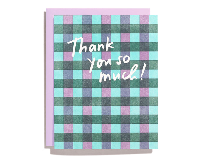 Plaid Thank You