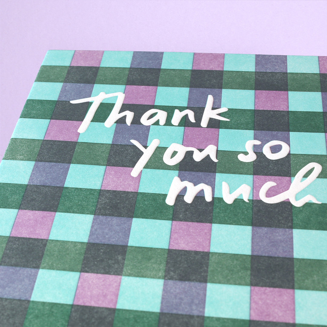 Plaid Thank You