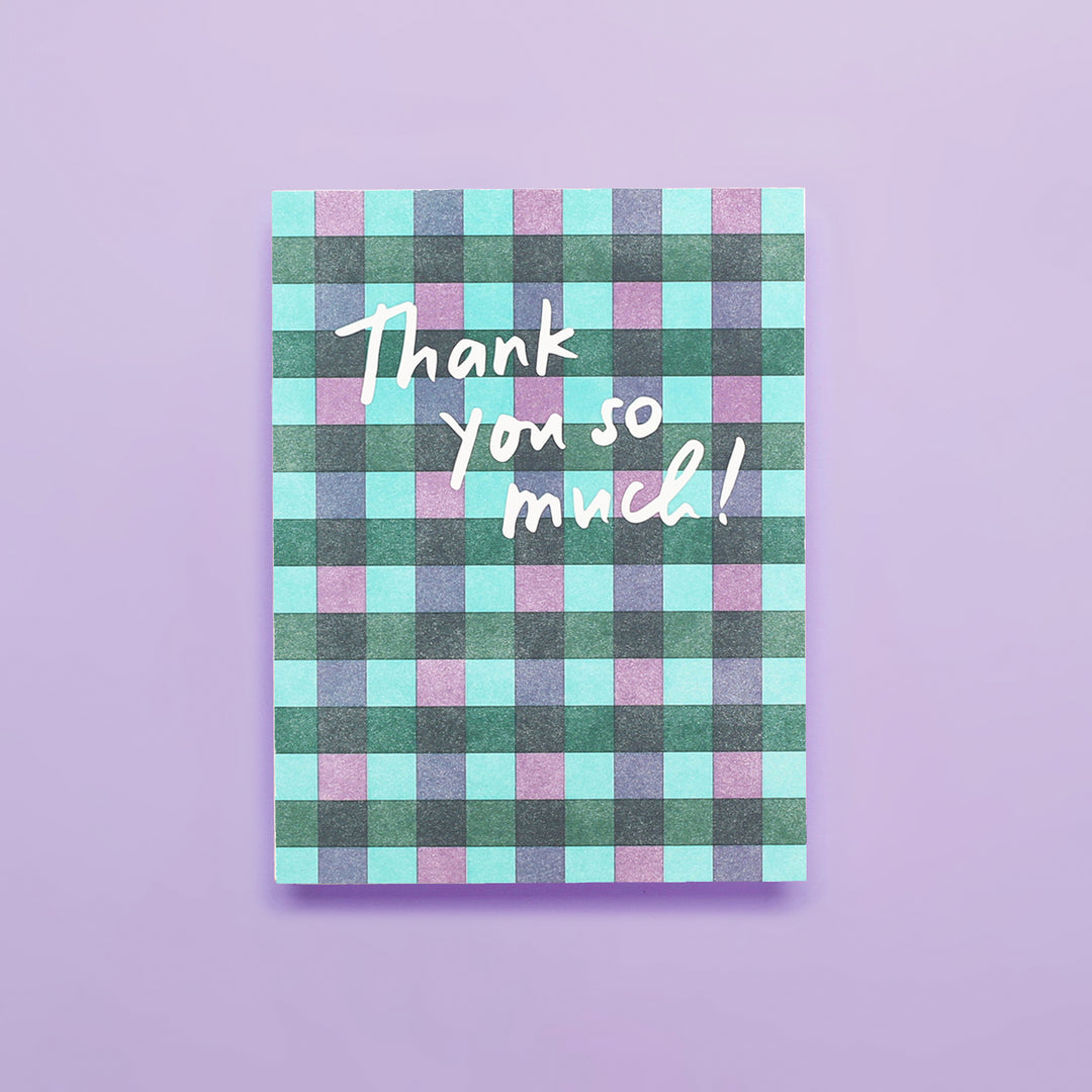 Plaid Thank You