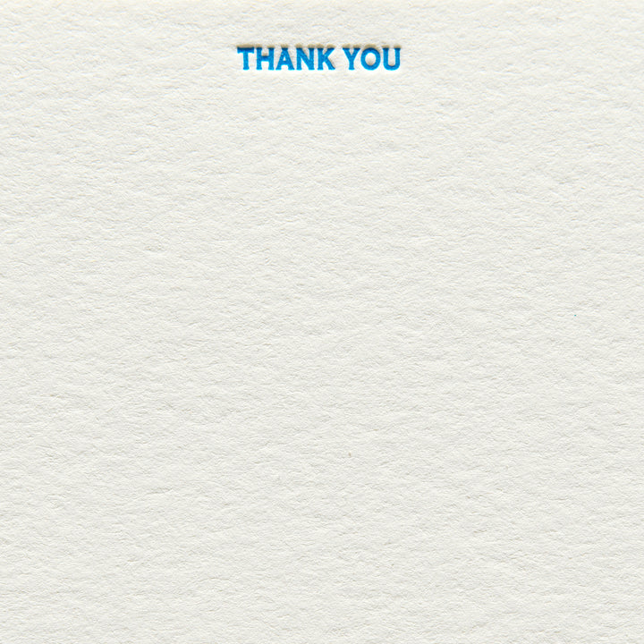 Copperplate Thank You Flat Note Box Set