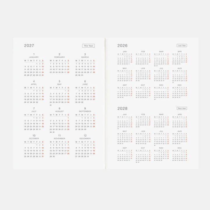 2027 Hobonichi Techo HON A5 - Yumi Kitagishi: White Cat and Rabbit’s Tea Room