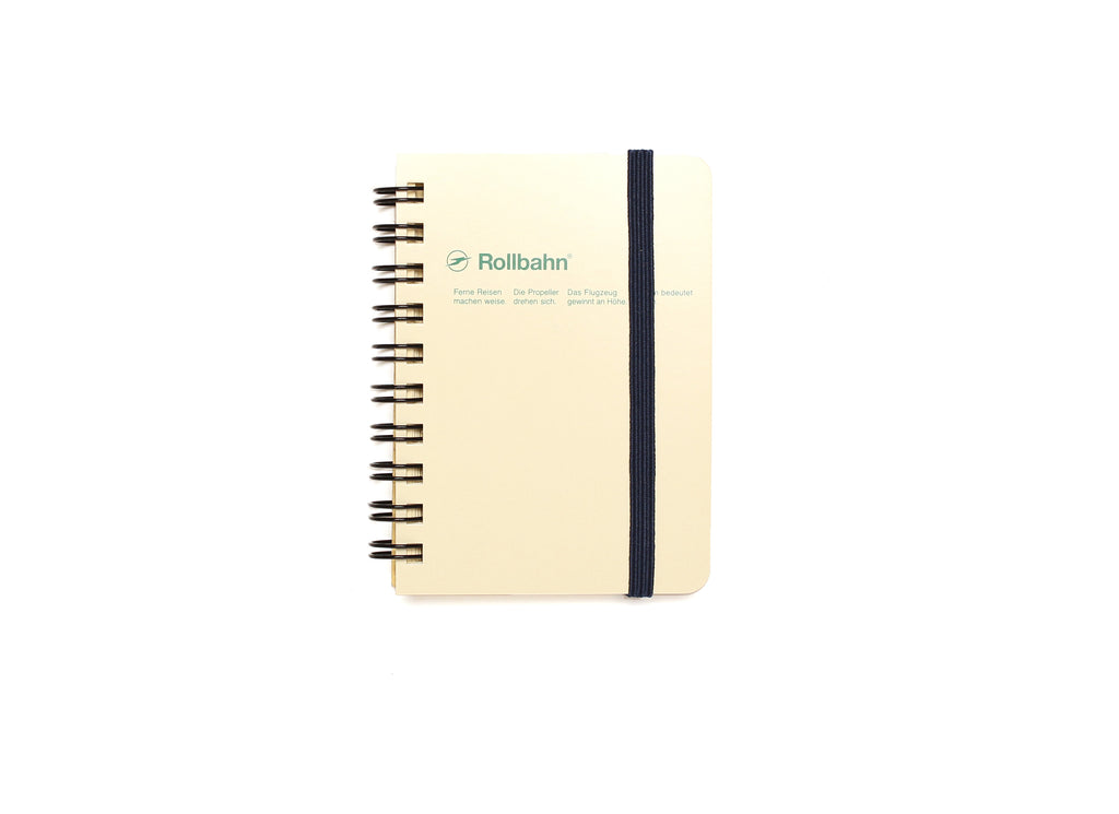 Cream Mini Memo Notebook - Grid