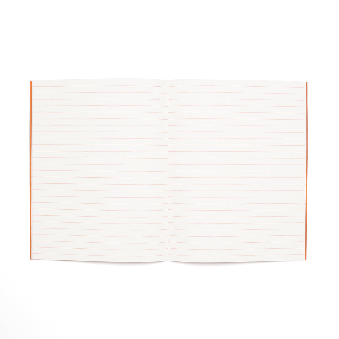 Heft Orange Notebook Lined - Medium