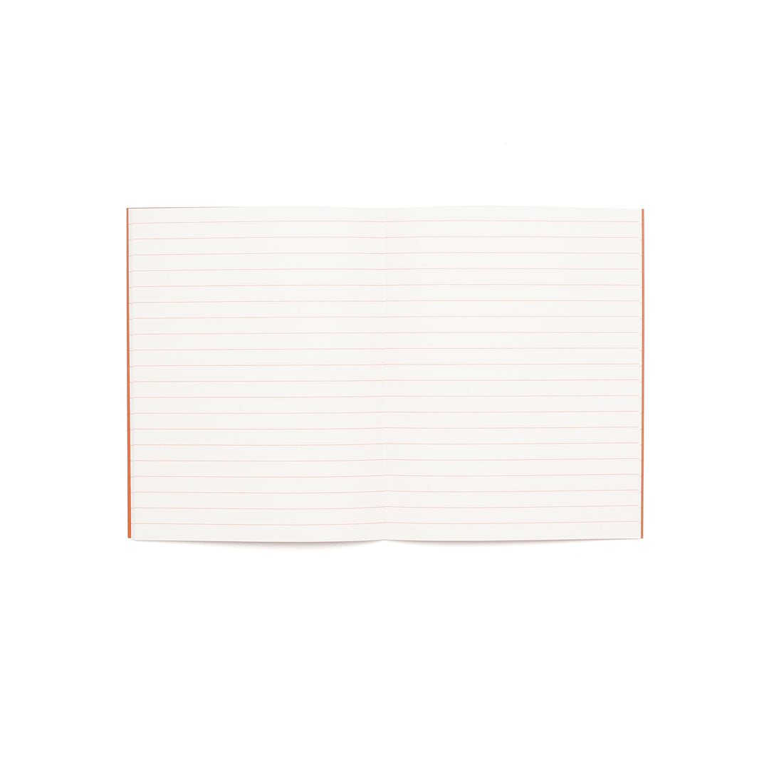 Heft Orange Notebook Lined - Small