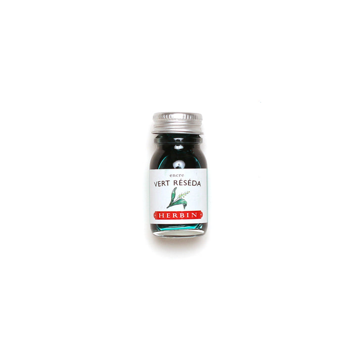 J. Herbin 10ml Bottled Ink - Vert Reseda