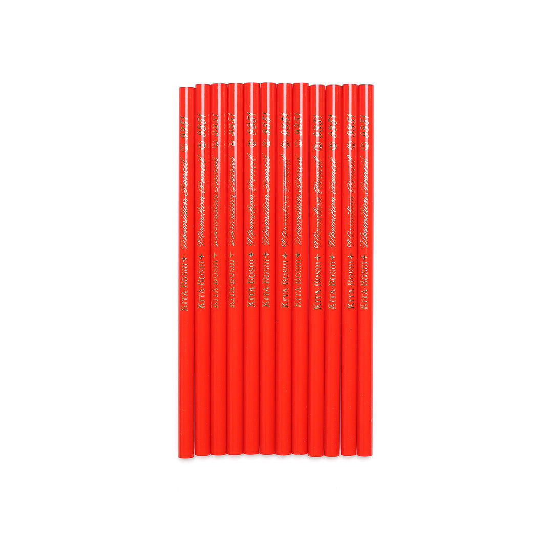 Kitaboshi Warm Red Pencil Box