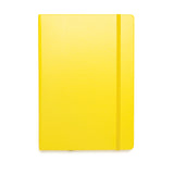 Lemon Hardcover A5 Medium Notebook - Dotted