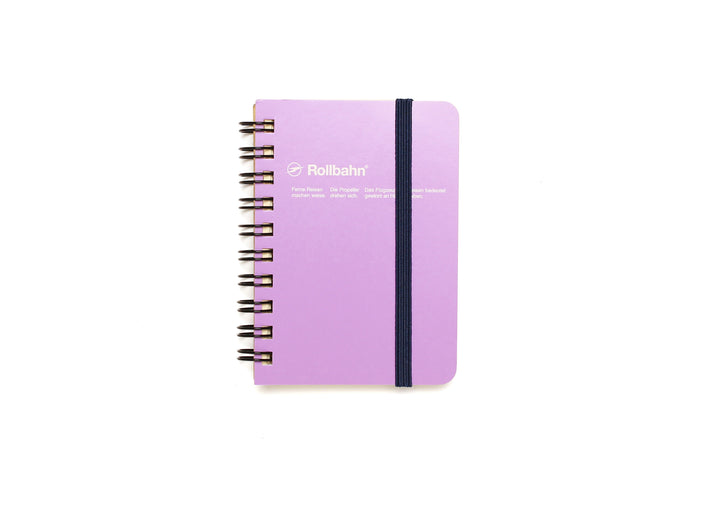 Rollbahn Mini Memo Notebook - Grid: Light Purple