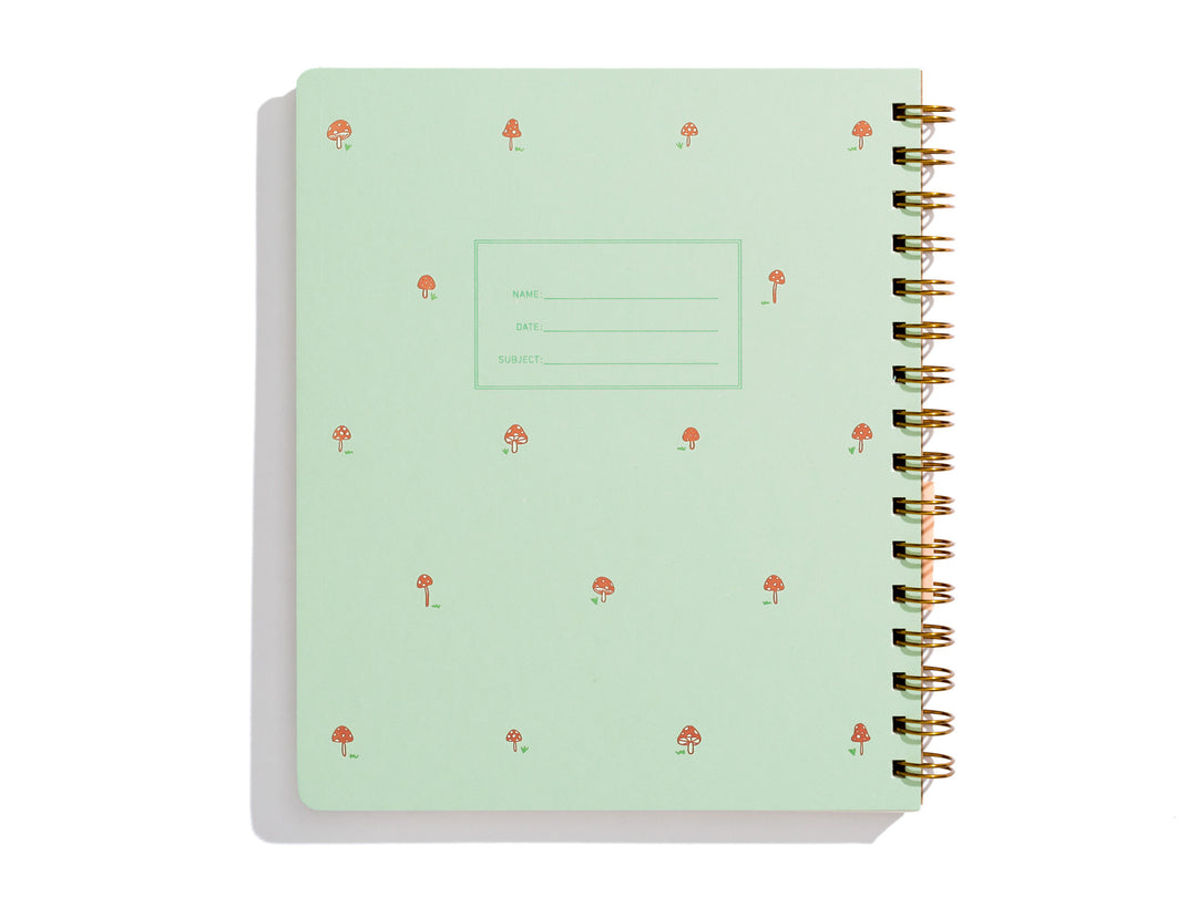 Lefty Standard Notebook - Mini Mushroom