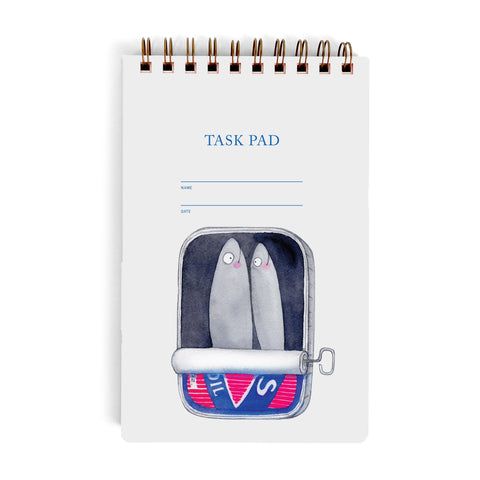 Task Pad Notebook - Sardines