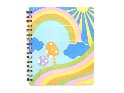 Standard Notebook - Rainbow Mushroom