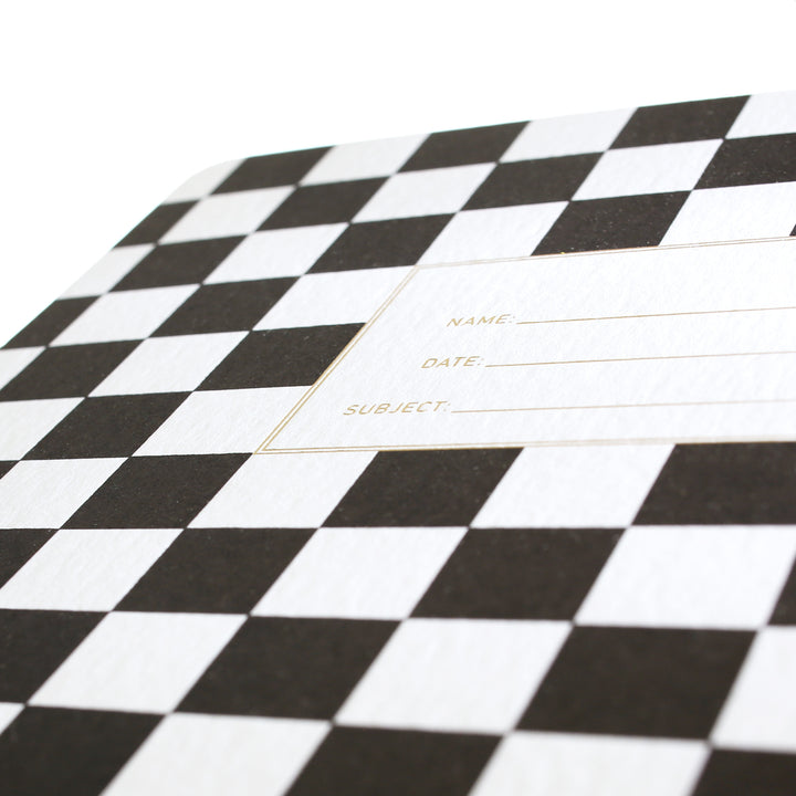 Lefty Standard Notebook - Checker Black