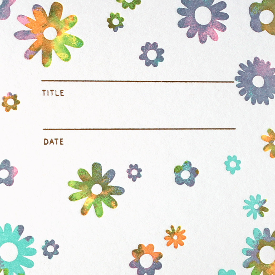 Reporter Notebook - Floral Confetti